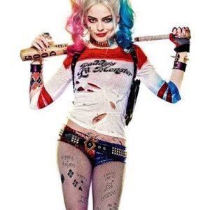 Harley Quinn S-Squad Cosplay Costume XS